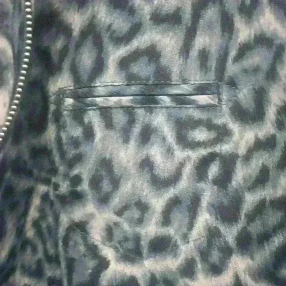 Womens I jeans by Buffalosize S leopard print zip up front thin Dress Tunic Top - Picture 5 of 11